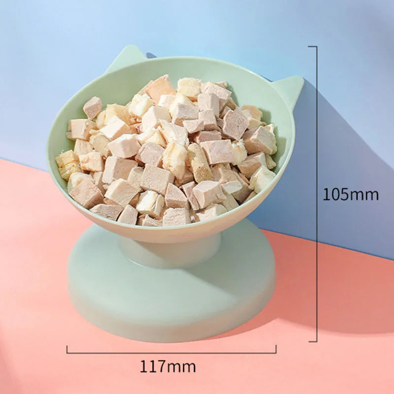 Pet Double Bowls for Cats Dogs Non-Slip Food Water Feeder Bowl Durable Feeding Drinking Dish Pet Supplies Small Medium Pets