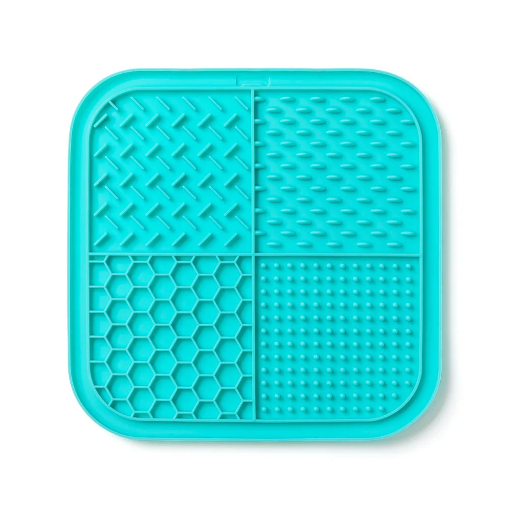 Rectangular Anti-Slip Lick Mat for Dog & Cat Bath Time