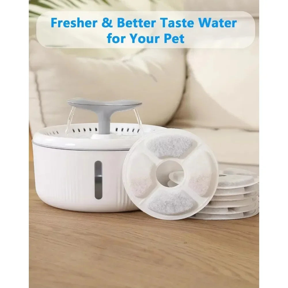 New Replacement Filter for Cat Dog Water Drinking Fountain Activated Carbon Replaced Filters  Fountain Dispenser Feeders 6-12pcs