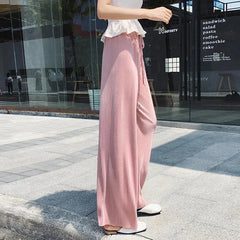 Pleated Wide Leg Pants