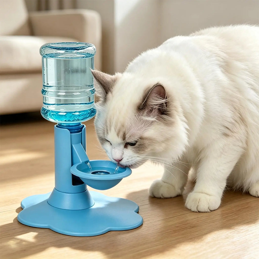 Automatic Pet Dispenser Anti-tip Dog Bowl Drinking Water Bottle Feeder Hanging Kettle Cat  Water Container Pets Supplies
