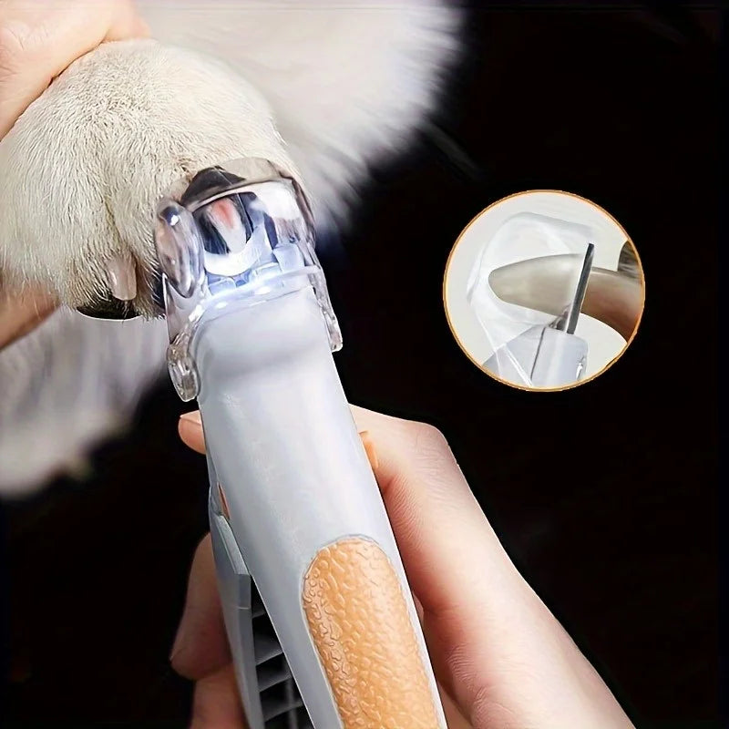 Professional Pet Nail Clipper Scissors With LED Light Cat Dog Nail Clippers Tool Scissors Nail Toeclaw Cutter Scissors