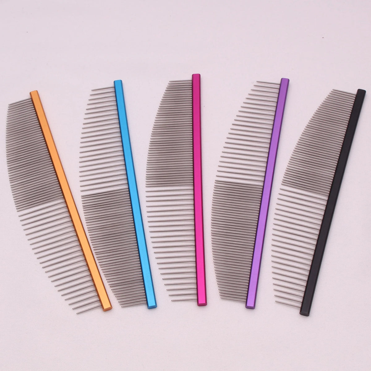 Pet Grooming Combs Aluminum Alloy Brush For Dogs Boundary Knot Massage Tools Professional Salon Cat Hair Cleaning Crescent 7900#
