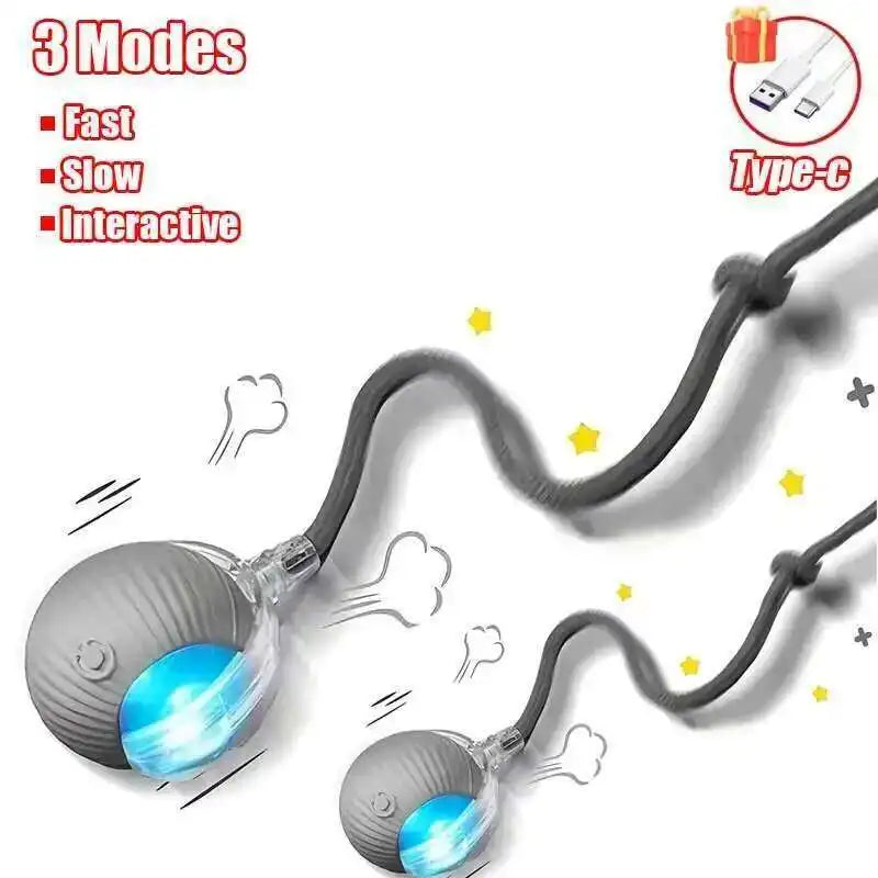 Rechargeable Rolling Dog Ball, Single, 2-Piece or 3-Piece Set