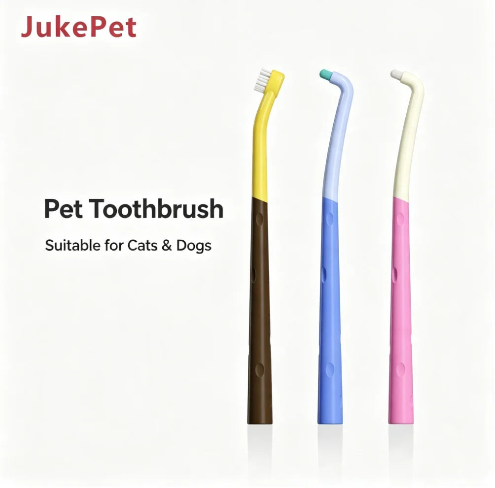 Pet Toothbrush Dog Plastic Toothbrush Removing Tartar Cleaning Mouth Pet Care Cat Cleaning Mouth