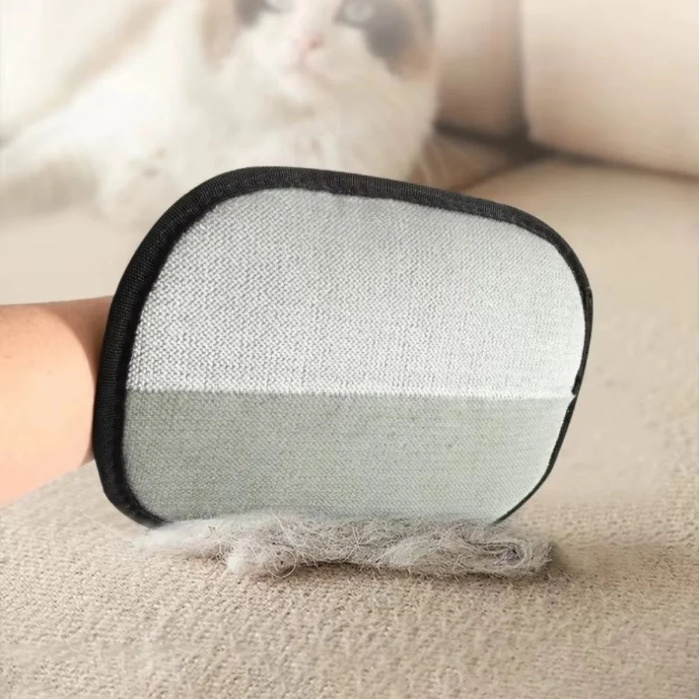 Pet Clothing Hair Remover Brush Static Free Brushing Tool Deshedding Brush Double-Sided Glove Cleaning Carpet Sticking Devices
