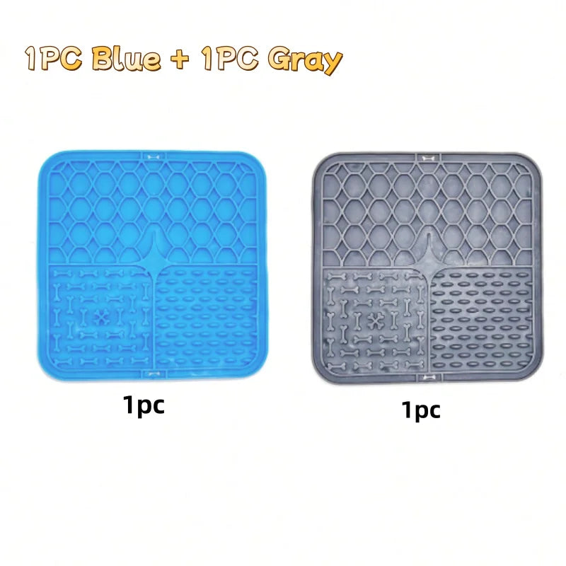 Dog Lick Mat for Bath & Training Time, Single or 5-Pack