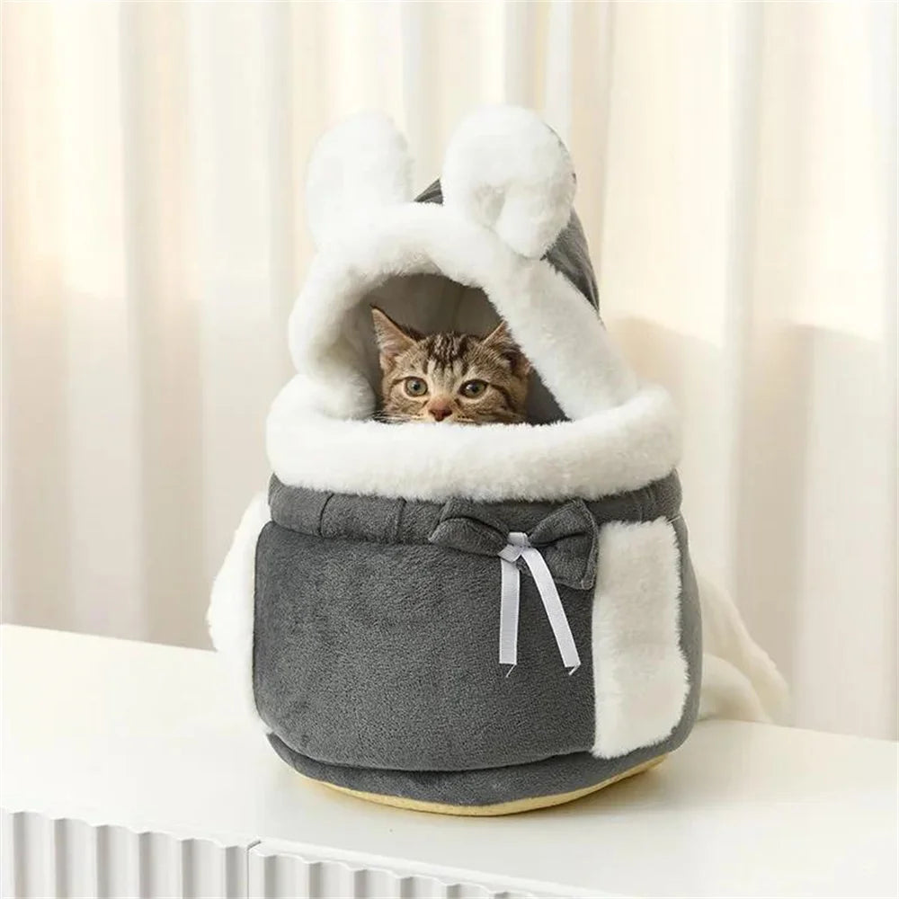 Outdoor Travel Chihuahua Puppy Dog Carrier Bacpack Winter Warm Pet Carrying Bags for Small Dogs Yorkshire Cat Nest Mascotas Home