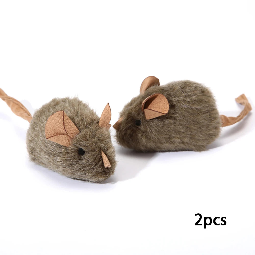 Cat Toys Simulation Mouse Vocal Rat Funny Cat Tap Sound Resistant Scratching Bite Resistant Relieve Boredom Mouse Toy