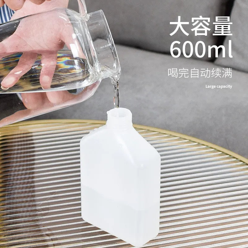Funny pet cat toilet water dispenser water dispenser puppy teddy automatic flow unplugged drinking water