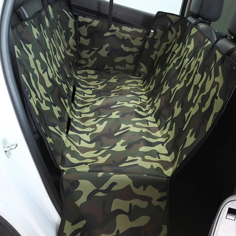 Dog Car Seat Cover Waterproof Pet Dog Carriers Travel Mat Hammock For Small Medium Large Dogs Car Rear Back Seat Safety Pad