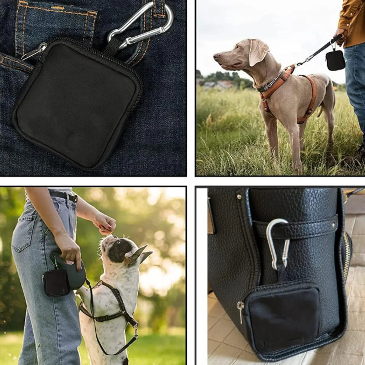 1 Pc Portable Dog Snack Bag Pet Snack Bag Frees The Owner's Hands For Outdoor Walks Suitable For Pet Travel Or Outdoor Training.