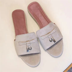 Porro Luxe Suede Slip-Ons