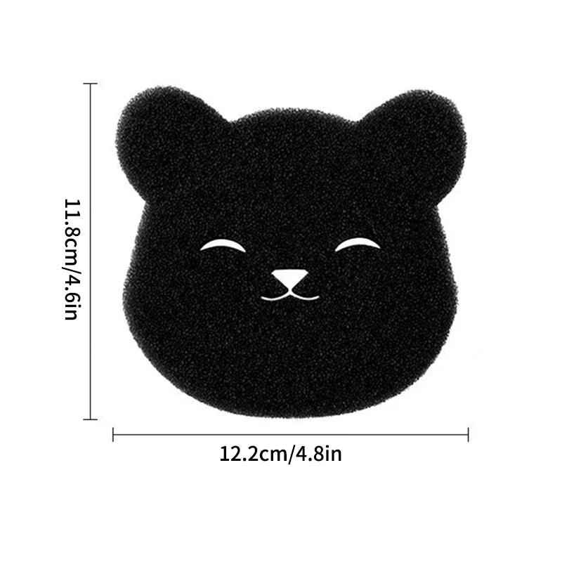 4/8PCS Bear Shape Laundry Balls Lint Catcher Reusable Pet Hair Remover Cleaning Sponge for Clothes Sofa Cat Dog Home House