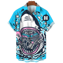 Funny Shark 3D Printed Shirt