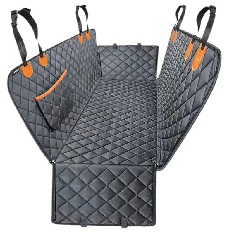 Dog Car Seat Cover Waterproof Pet Dog Carriers Travel Mat Hammock For Small Medium Large Dogs Car Rear Back Seat Safety Pad
