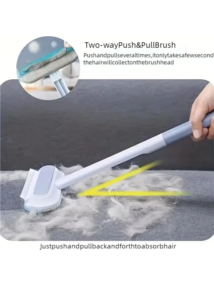 Pet Hair Removal Long Handle Static Dog Hair Removal Pet Grooming Tool Carpet Cat Scratching Pad Pet Bed & Furniture Carpet