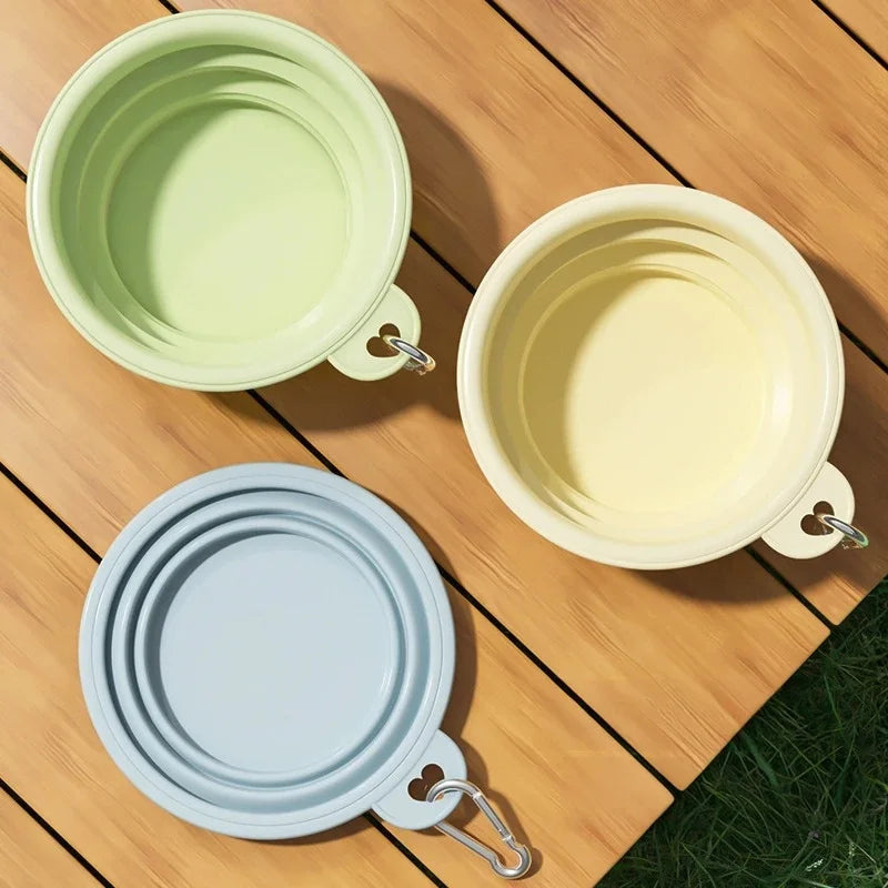 Collapsible Pet Travel Bowl, 350 ml or 1000 ml