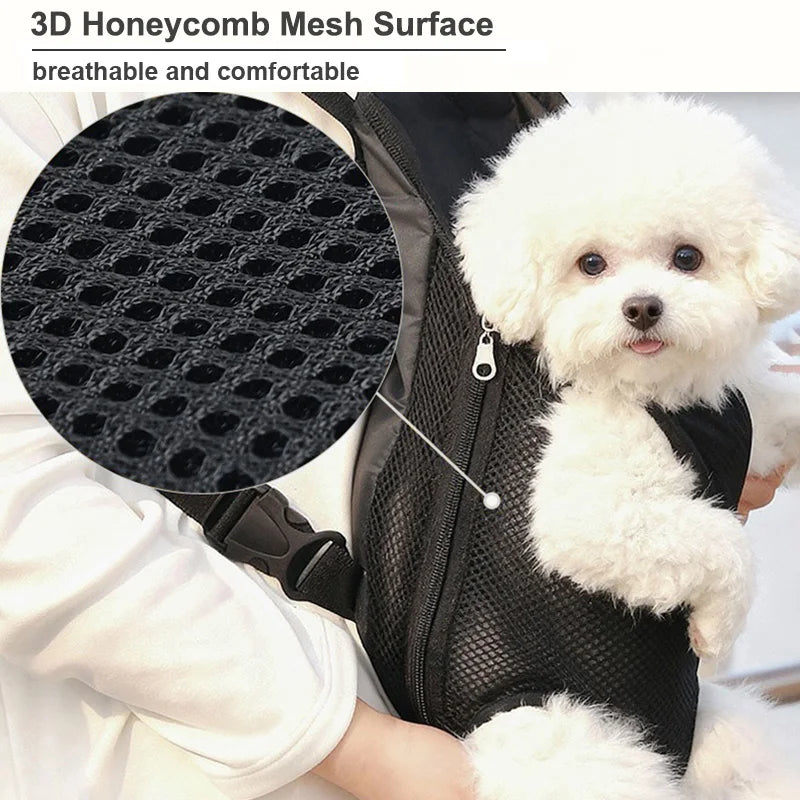 Portable Dog Cat Backpack Carrier Breathable Pet Travel Tote Outdoor Bag for Pup Kitty Carrying Bags Pet Supplies for Traveling