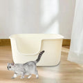 Pet Litter Trays with High Sides Pet Supplies Large Pan Splashproof Potty Toilet for Small Animals Kitten Hamsters Kitty Rabbit
