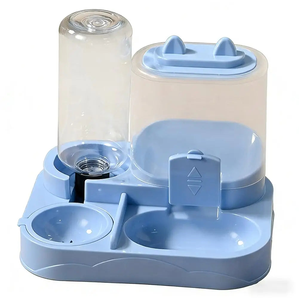 Automatic Feeder Dog Cat Food Bowl With Water Fountain Large Capacity Pet Food Storage Dispenser Container Puppy Pet Accessories