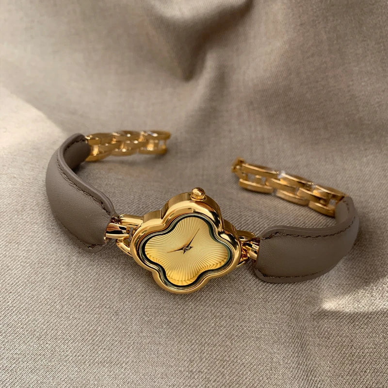 Lucky Mrs. Clover Gold Watch