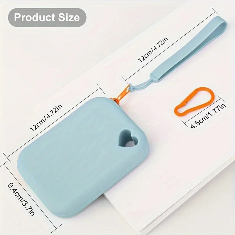 1pc Silicone Dog Treat Bag Pet Snack Bag Travel Portable Training Pet Walking Bag Pet Accessories
