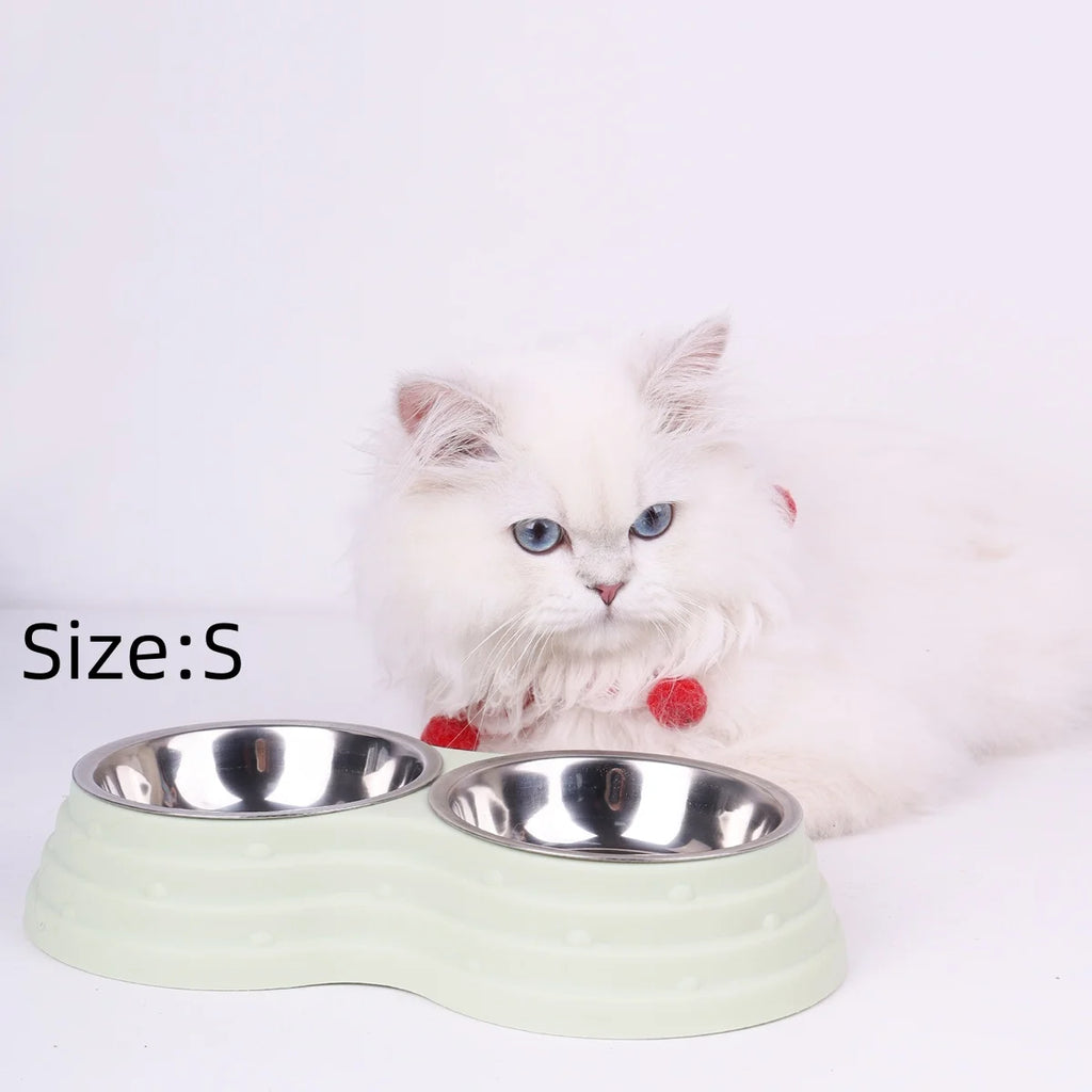 1PC Stainless Steel Pet Bowl For Dogs And Cats, Suitable For Small Dogs, Medium Dogs And Large Dogs