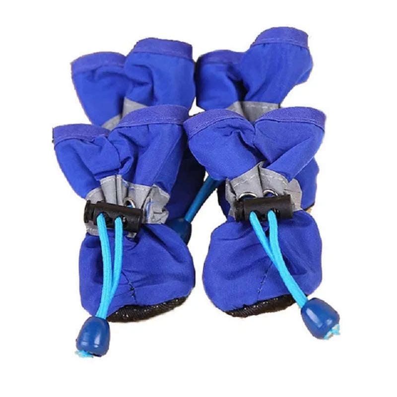 Anti-Slip Paw Boots for Small Dogs & Cats, Set of 4