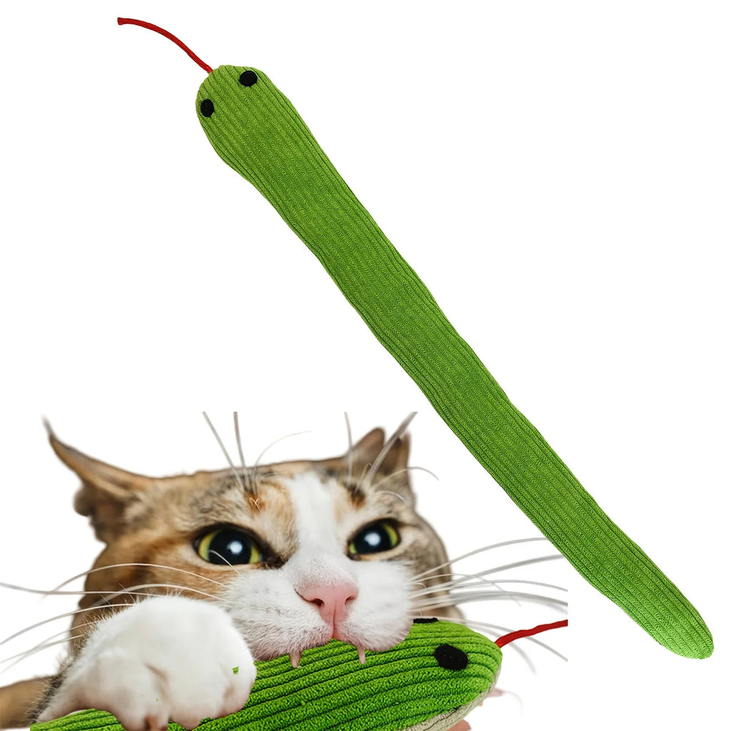 Crinkle Snake Kick Toy for Cats, 16.5 in