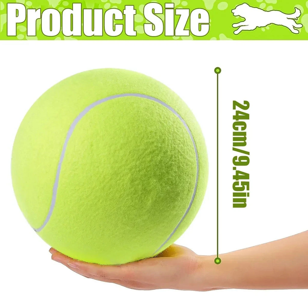 Giant Tennis Ball For Dog Chew Toy Pet Dog Interactive Toys Big Inflatable Tennis Ball Pet Supplies Outdoor Cricket Dog Toy