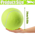 Giant Tennis Ball For Dog Chew Toy Pet Dog Interactive Toys Big Inflatable Tennis Ball Pet Supplies Outdoor Cricket Dog Toy