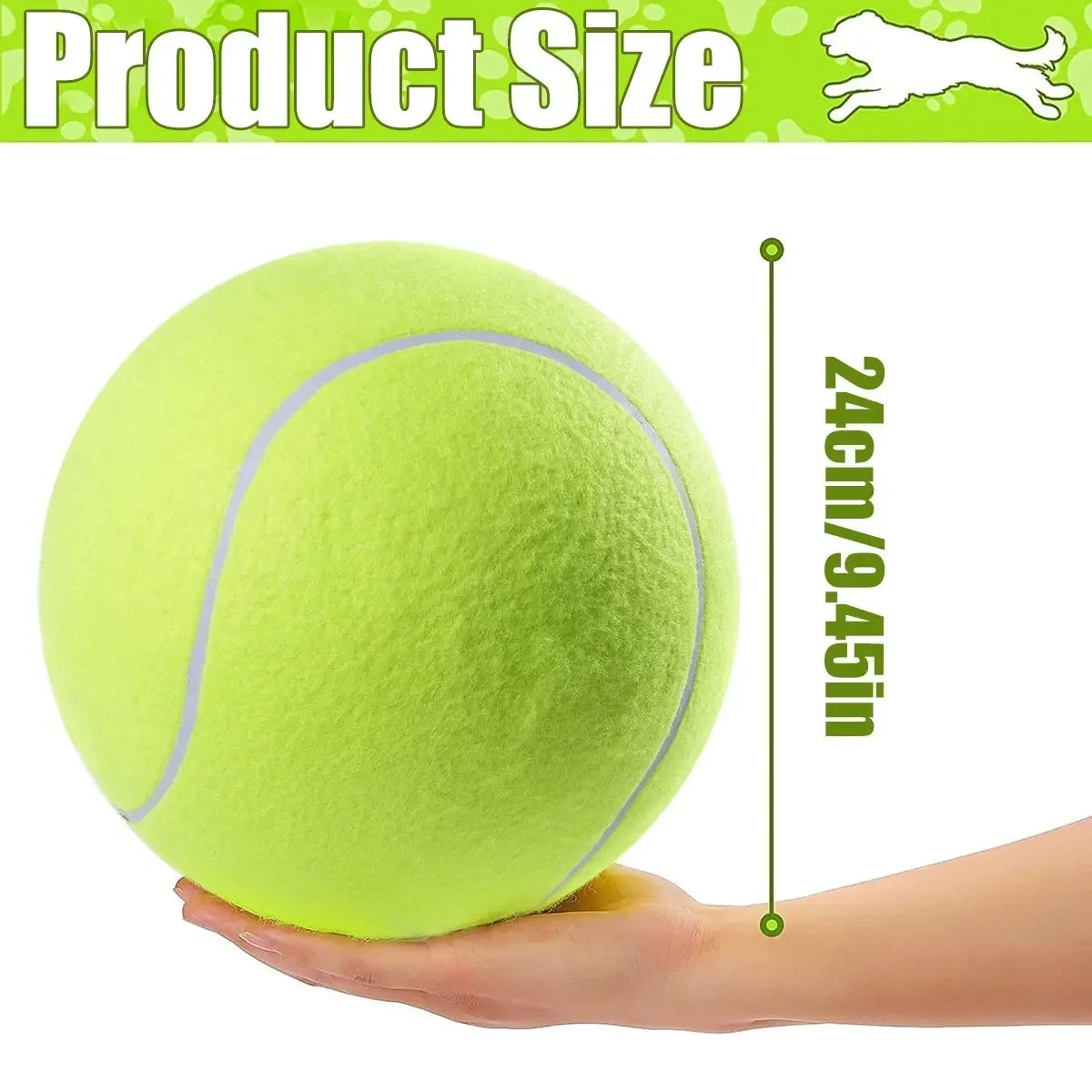 Giant Tennis Ball For Dog Chew Toy Pet Dog Interactive Toys Big Inflatable Tennis Ball Pet Supplies Outdoor Cricket Dog Toy