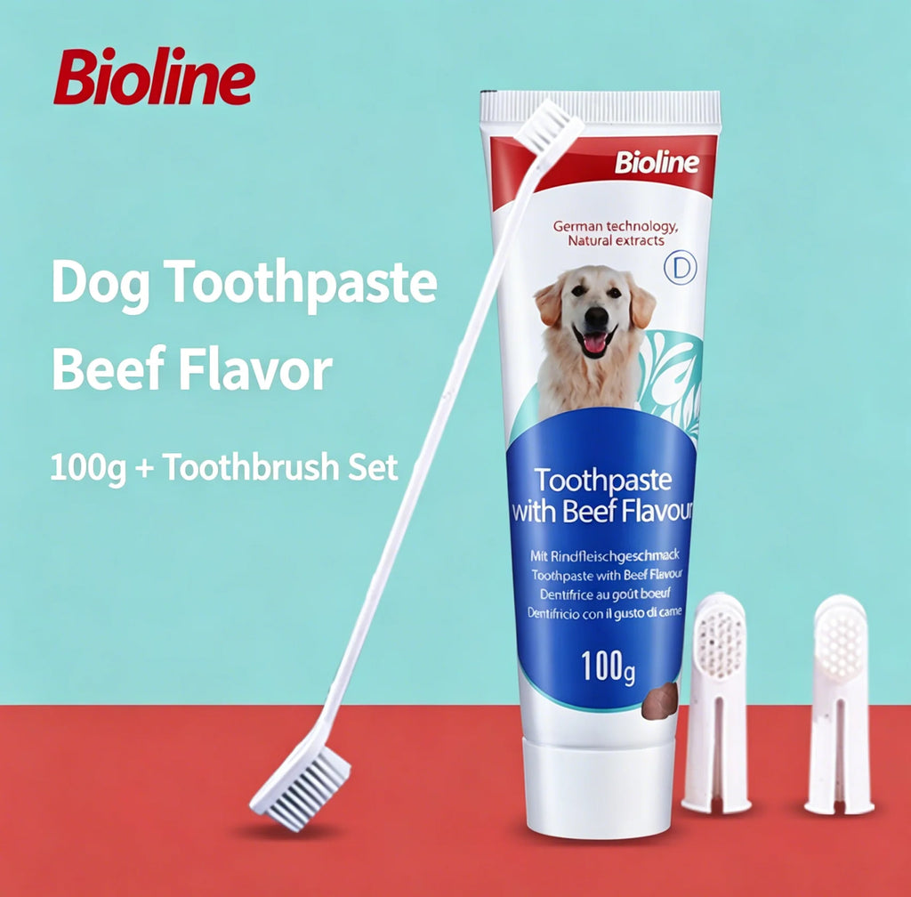 Pet Toothpaste for Dogs Fresh Breath Oral Cleaning Bad Breath Dental Plaque Cleaning Cat Care Edible Toothpaste
