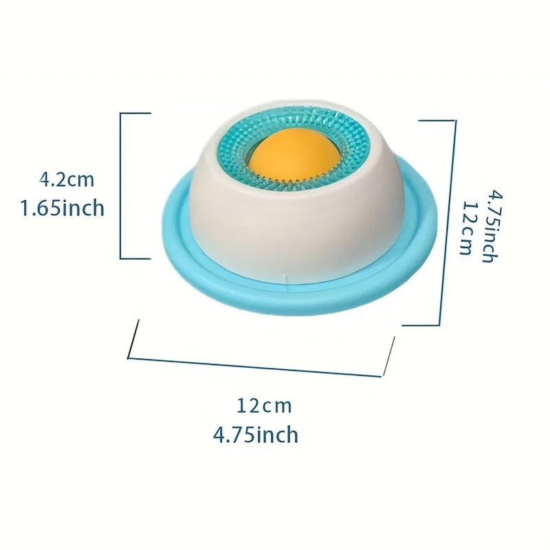 Anti-Tip Slow Feeder Lick Plate for Dogs & Cats