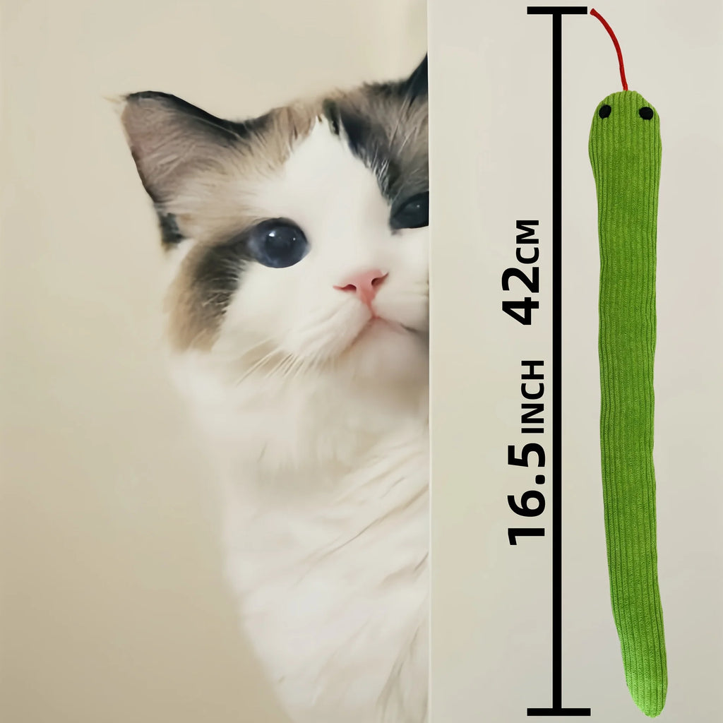 Crinkle Snake Kick Toy for Cats, 16.5 in