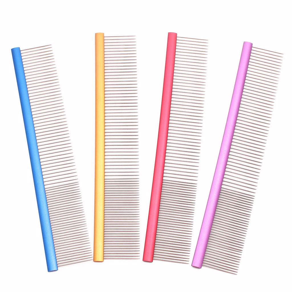 Pet Grooming Combs Aluminum Alloy Brush For Dogs Boundary Knot Massage Tools Professional Salon Cat Hair Cleaning Crescent 7900#