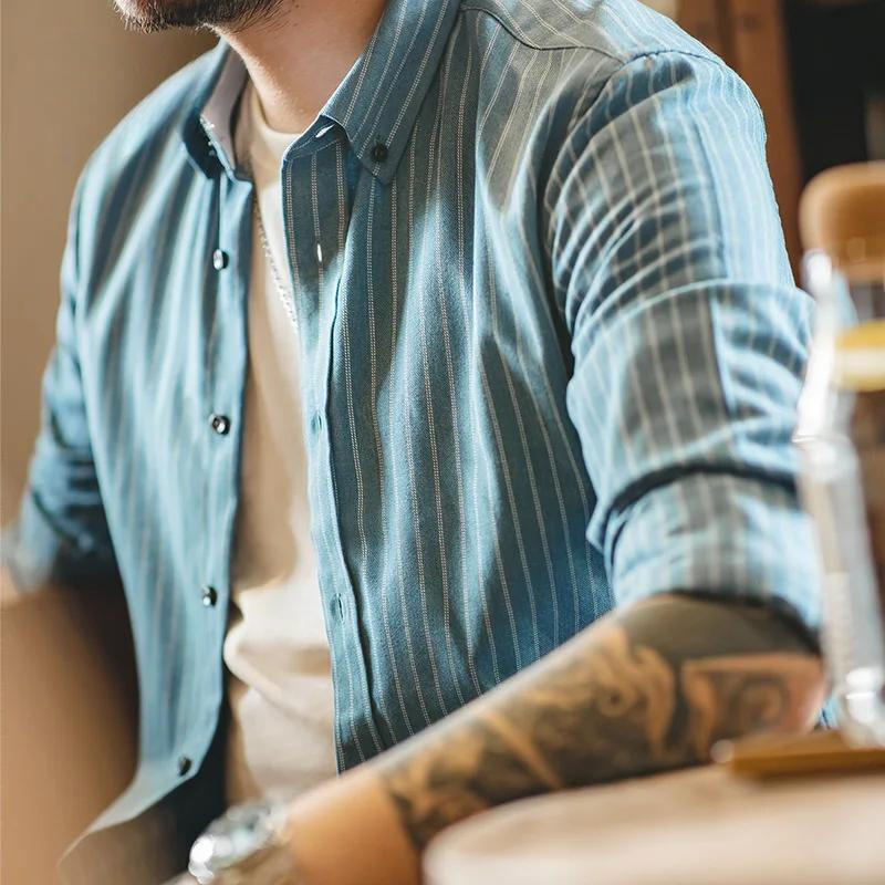 Silverdale Pinstripe Button-Up