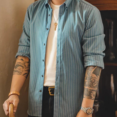 Silverdale Pinstripe Button-Up