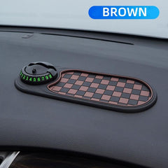 Car Dashboard Mat | Multi-Functional Organizer with Phone Holder, Non-Slip PVC