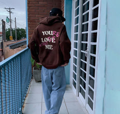Yonder Hoodie | Casual Letter Print, Comfortable Loose Fit