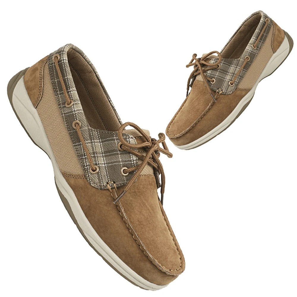 Ashford Plaid Boat Loafers