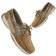 Ashford Plaid Boat Loafers