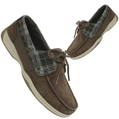 Ashford Plaid Boat Loafers
