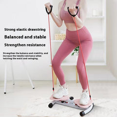 Massage Waist Rotating Board with Pull Rope