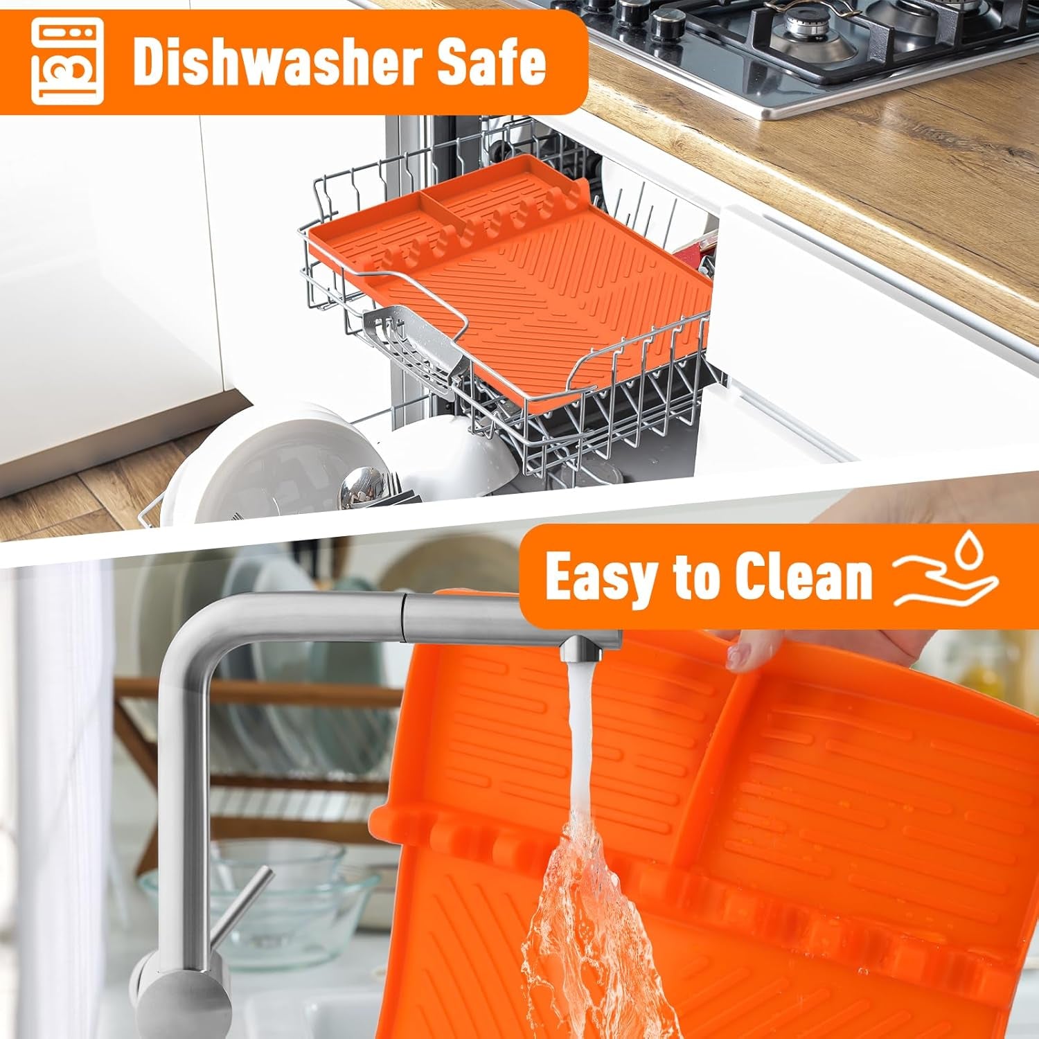 Silicone Grill Mat Compatible with Blackstone, BBQ Griddle Tool