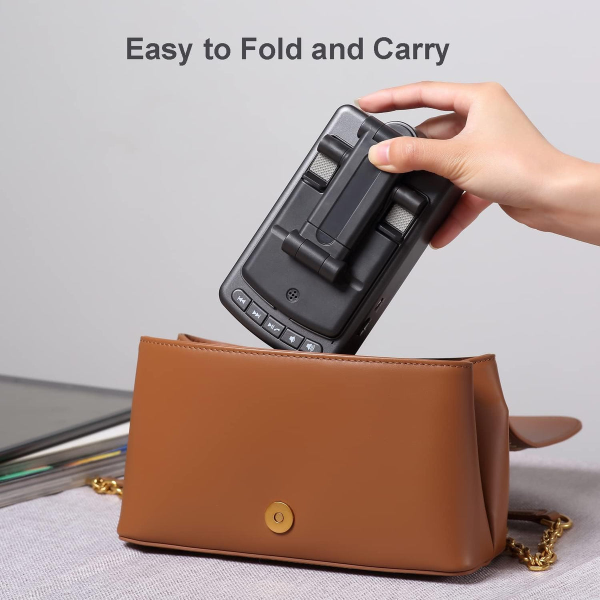 Gifts for Men Women, Phone Stand with Bluetooth Speaker BT5.3, Gifts for Him Dad Who Have Everything, Phone Holder with Wireless Speaker for Iphone/Android/Tablet, Tech Gadgets,Birthday Gifts for Men