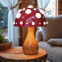 Adjustable Metal Mushroom Glow Lamp with 3 Light Modes – Compact Versatile Home Lighting