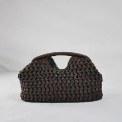Adria Woven Clutch Bag