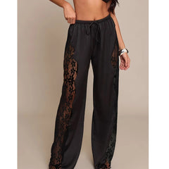 Almeria Lace Panel Trousers